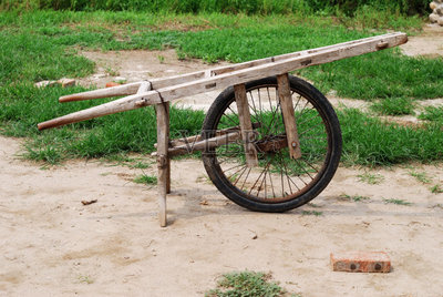 鄉(xiāng)村,獨輪手推車,自然,菜園,車輪