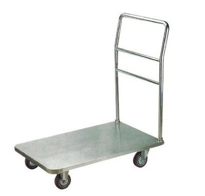 兆庭醫(yī)用手推車 醫(yī)用運輸車 不銹鋼推車 平板小推車RCS-011A:亞馬遜:家居裝修